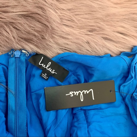 NWT Lulu’s Ruffle Mini Dress - Picture 7 of 7